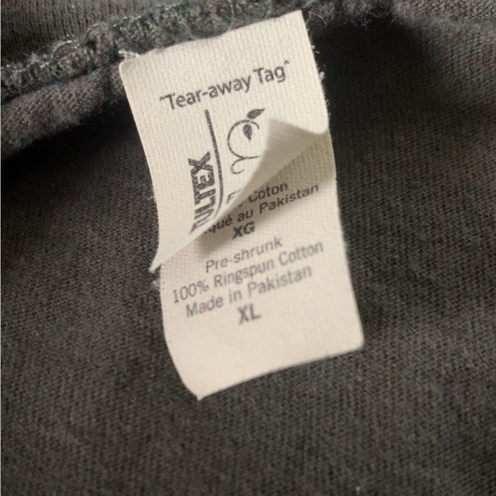 Tultex Brown and Pink Short Sleeve Tee - Picture 3 of 3